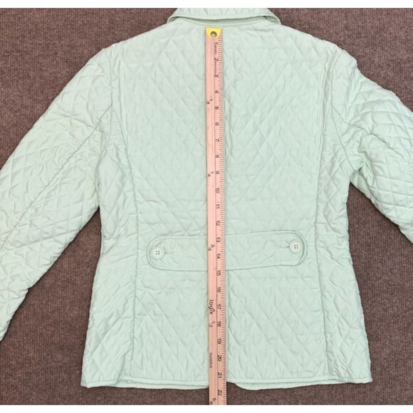 Ann Taylor LOFT Jacket Womens 0 Quilted Military Barn Chore Zip-Up Windbreaker - Picture 8 of 10